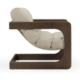 TOV Palma Contract-Grade Textured Weave Fabric Accent Chair
