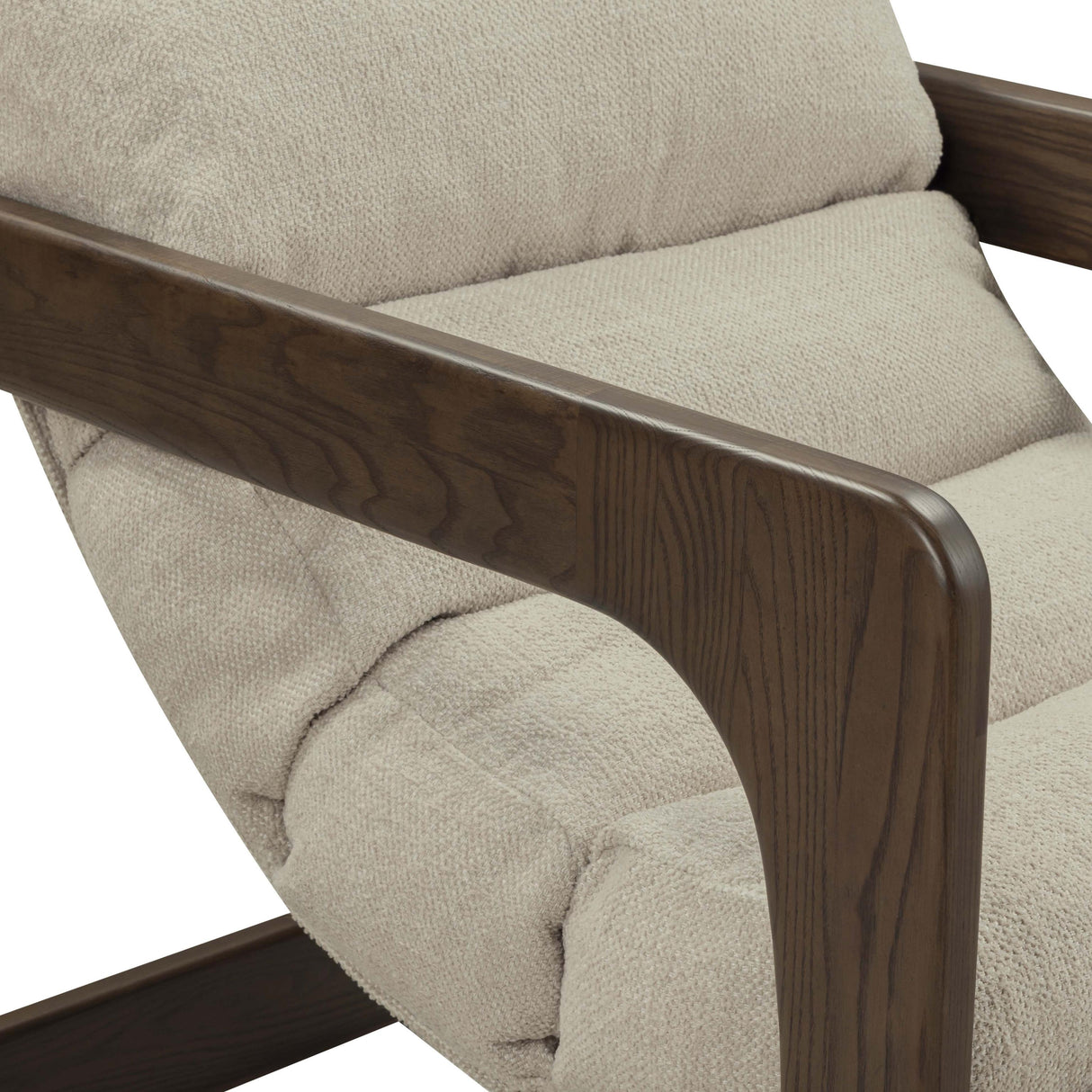 TOV Palma Contract-Grade Textured Weave Fabric Accent Chair