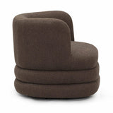 TOV Astor Heavy Performance Boucle Swivel Hotel Lounge Chair