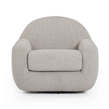 TOV Tiago Warm Grey Performance Boucle Swivel Accent Chair