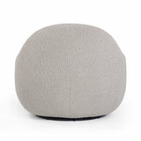 TOV Tiago Warm Grey Performance Boucle Swivel Accent Chair