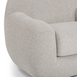 TOV Tiago Warm Grey Performance Boucle Swivel Accent Chair