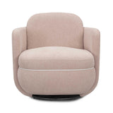 TOV Wolfie Performance Chenille Swivel Accent Chair