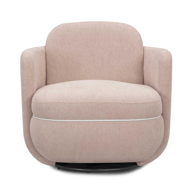TOV Wolfie Performance Chenille Swivel Accent Chair