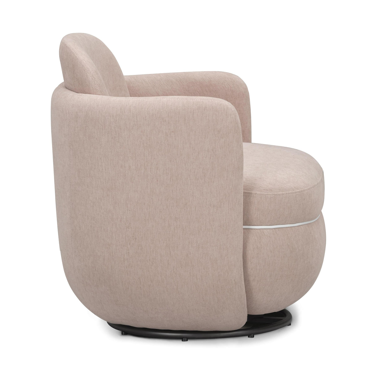 TOV Wolfie Performance Chenille Swivel Accent Chair