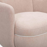 TOV Wolfie Performance Chenille Swivel Accent Chair