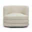 TOV Astor Performance Faux Mohair Swivel Hotel Lounge Chair