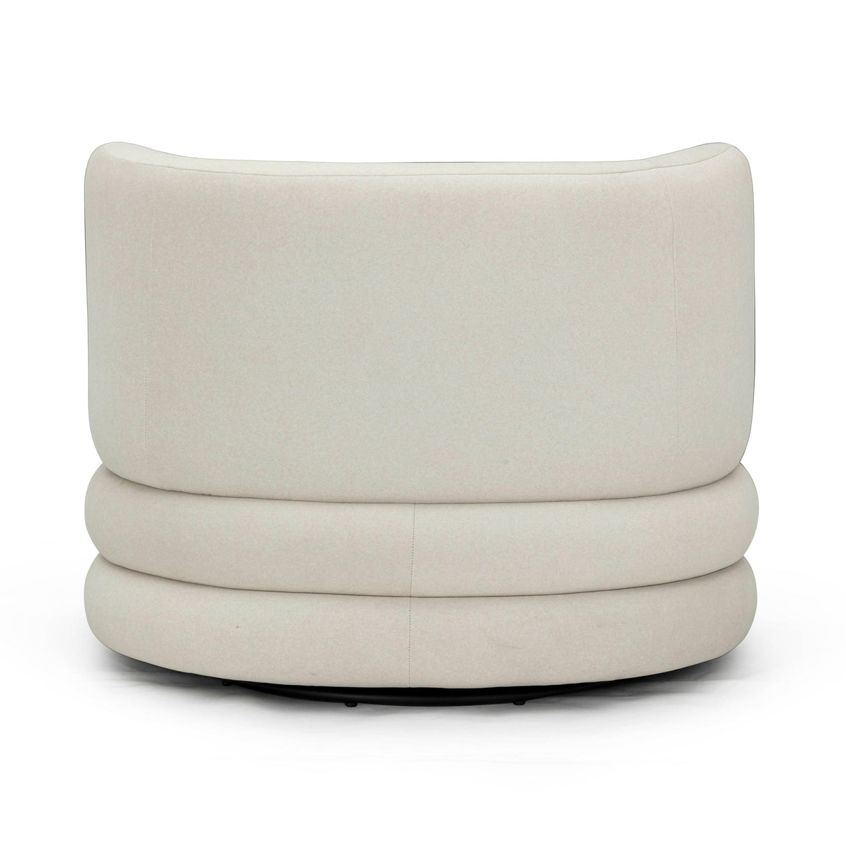 TOV Astor Performance Faux Mohair Swivel Hotel Lounge Chair