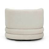 TOV Astor Performance Faux Mohair Swivel Hotel Lounge Chair