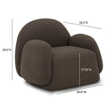 TOV Marius Contract-Grade Boucle Accent Chair