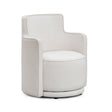 TOV Passe Cream Upcycled Performance Linen Swivel Chair