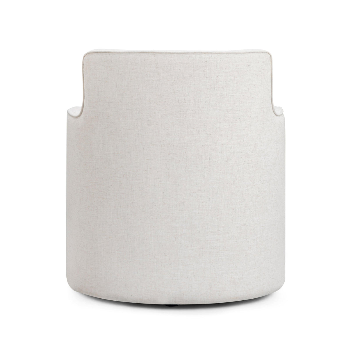 TOV Passe Cream Upcycled Performance Linen Swivel Chair