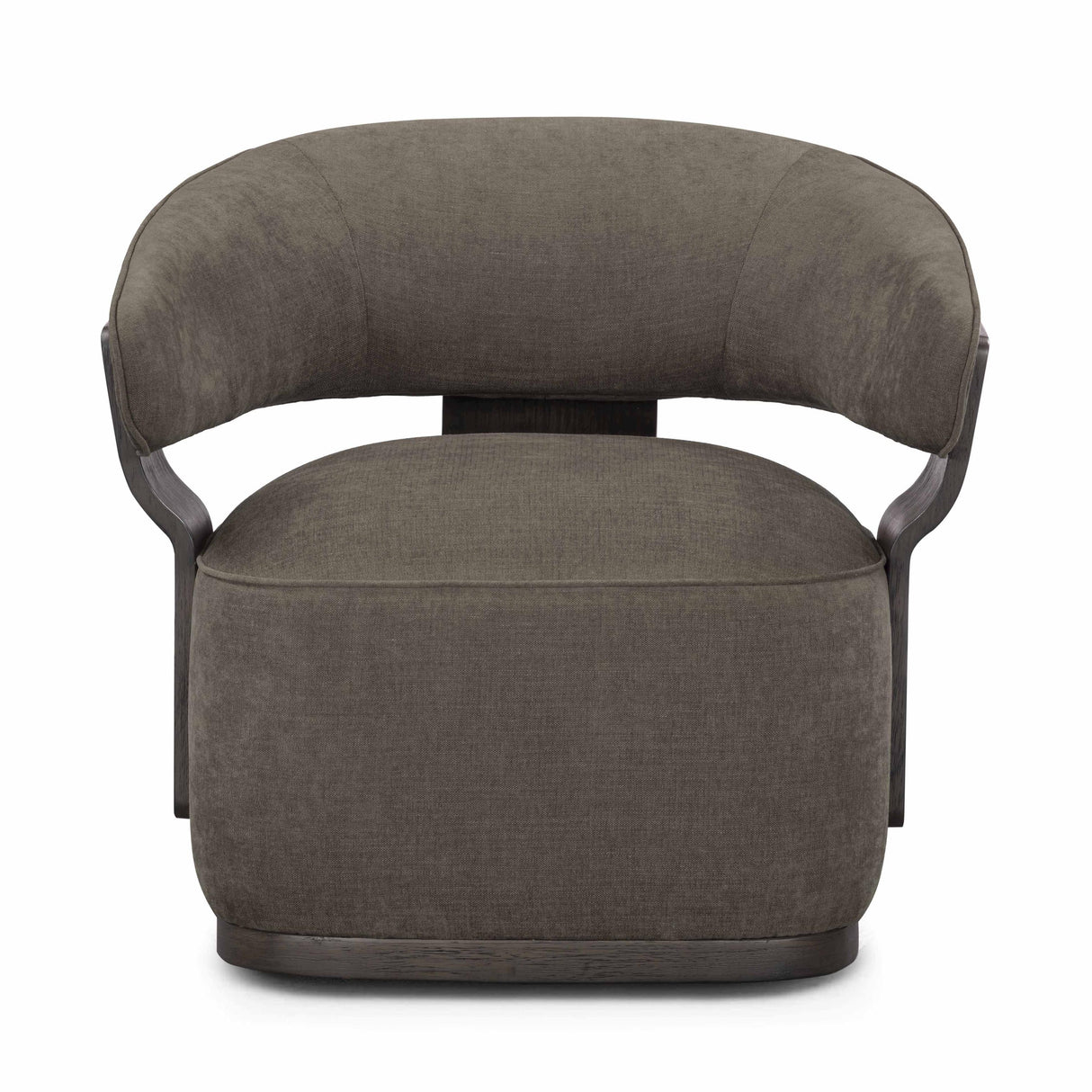 TOV Madison Linen Performance Chenille Swivel Accent Chair