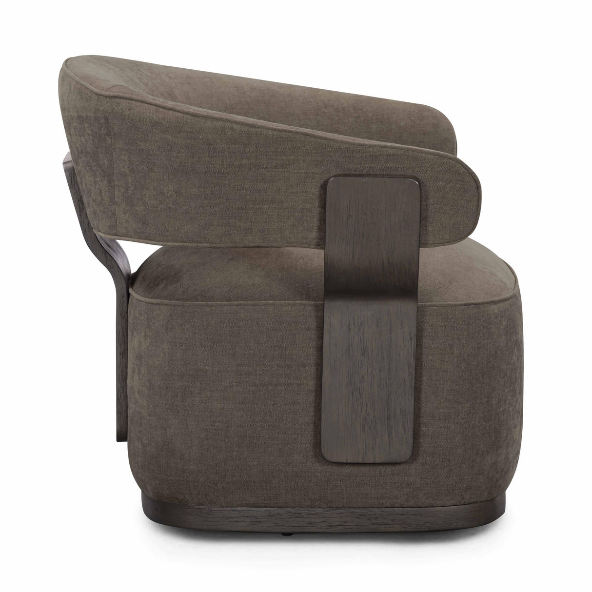 TOV Madison Linen Performance Chenille Swivel Accent Chair
