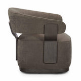 TOV Madison Linen Performance Chenille Swivel Accent Chair