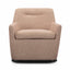 TOV Mado Peach Textured Contract-Grade Fabric Swivel Accent Chair