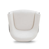 TOV Lua Cream Chenille Accent Chair