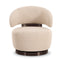 TOV Austin Cream Performance Boucle Swivel Accent Chair
