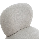 TOV Pucker Warm Grey Boucle Accent Chair