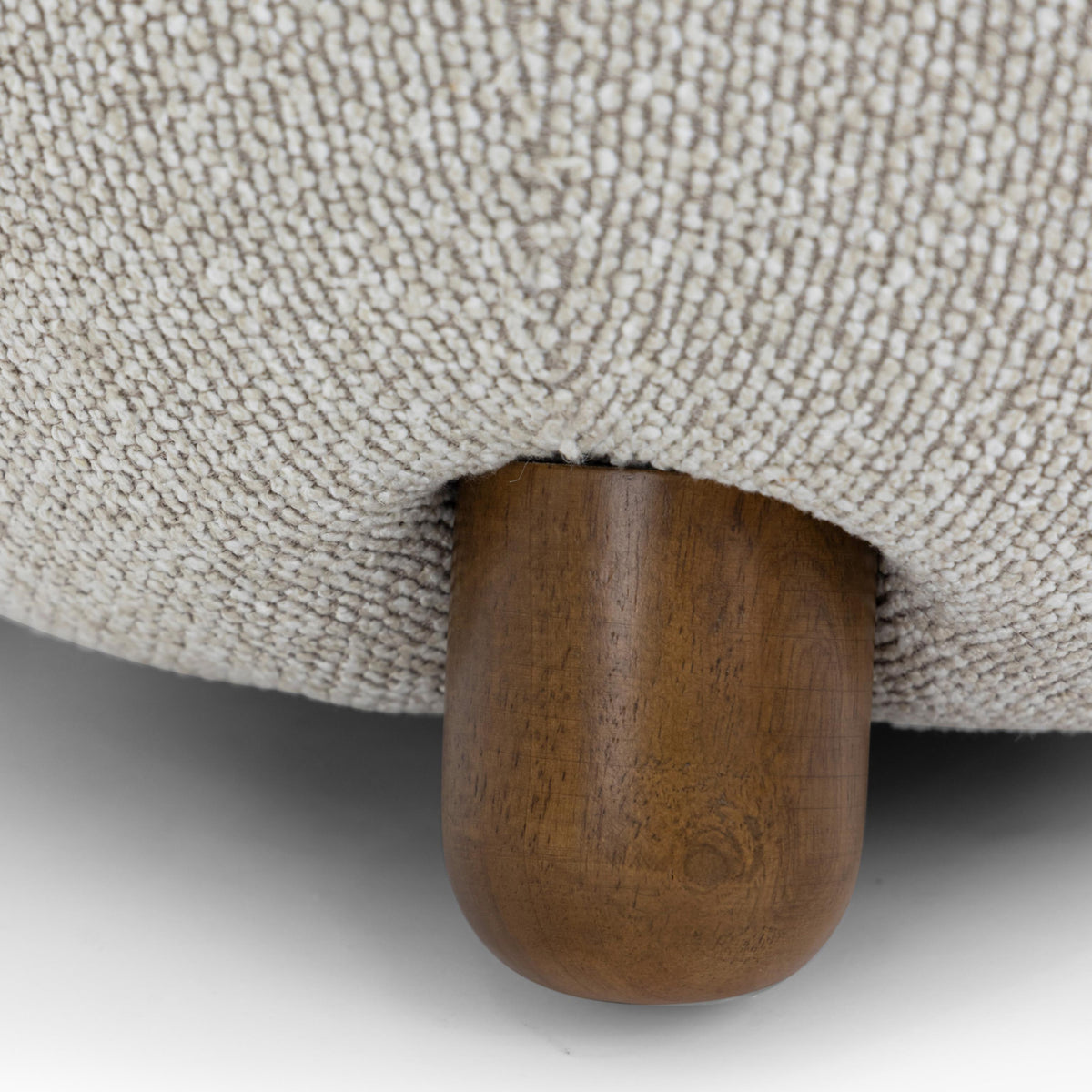 TOV Pucker Warm Grey Boucle Accent Chair