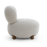 TOV Pucker Warm Grey Boucle Accent Chair