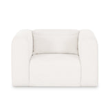 TOV Tarra Cream Performance Chenille Armchair