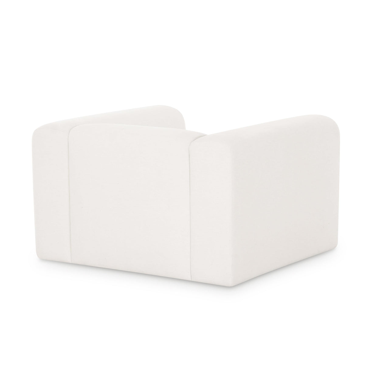 TOV Tarra Cream Performance Chenille Armchair