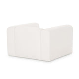 TOV Tarra Cream Performance Chenille Armchair