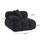 TOV Calliope Performance Vegan Shearling Modular Corner Chair