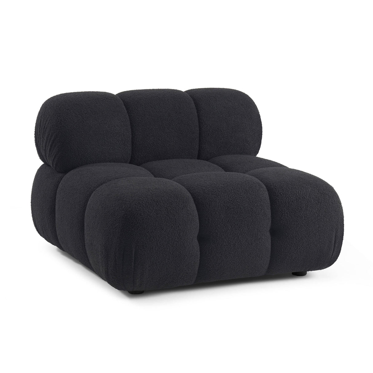 TOV Calliope Performance Vegan Shearling Modular Armless Chair