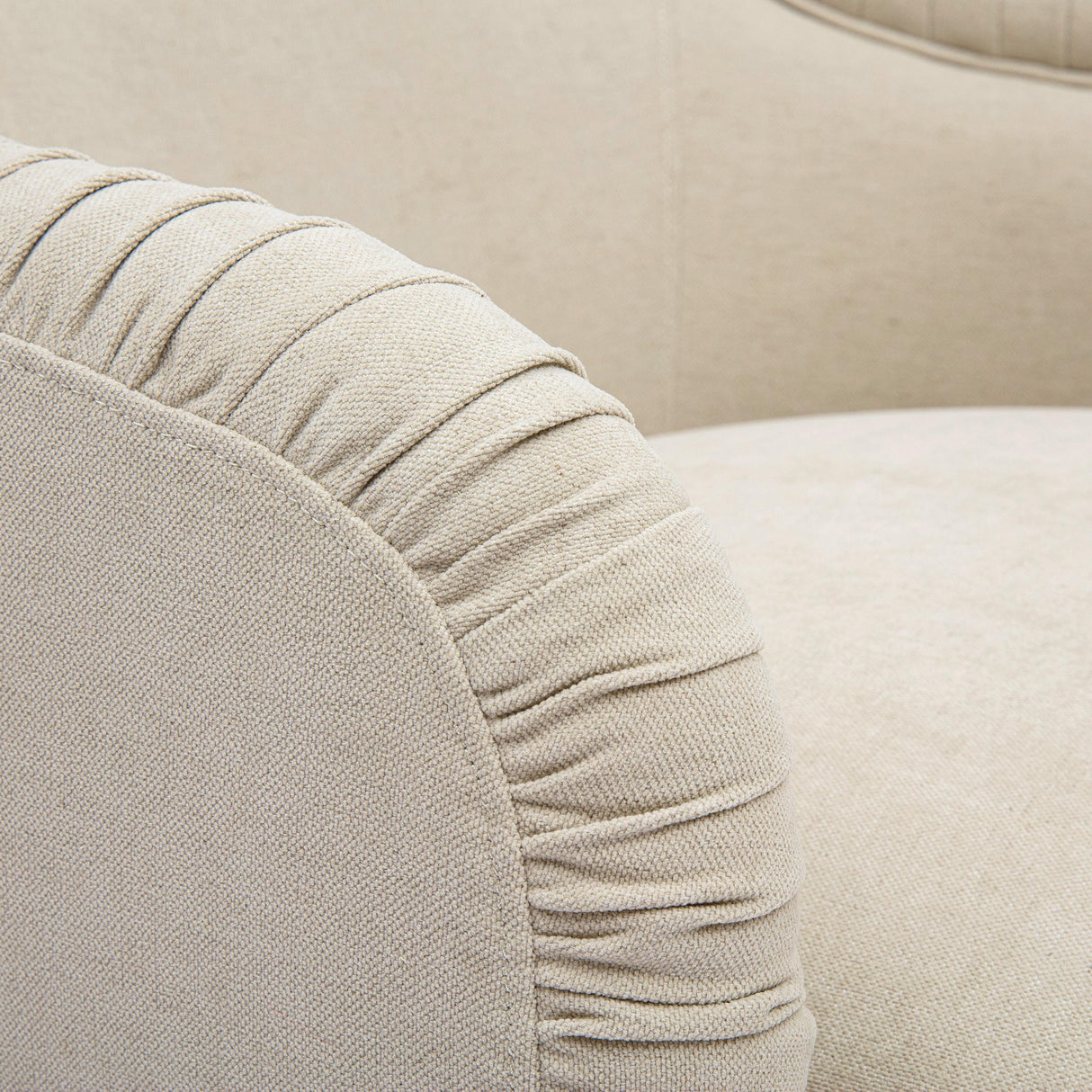 TOV Pamela Tan Chenille Tassel Lounge Chair