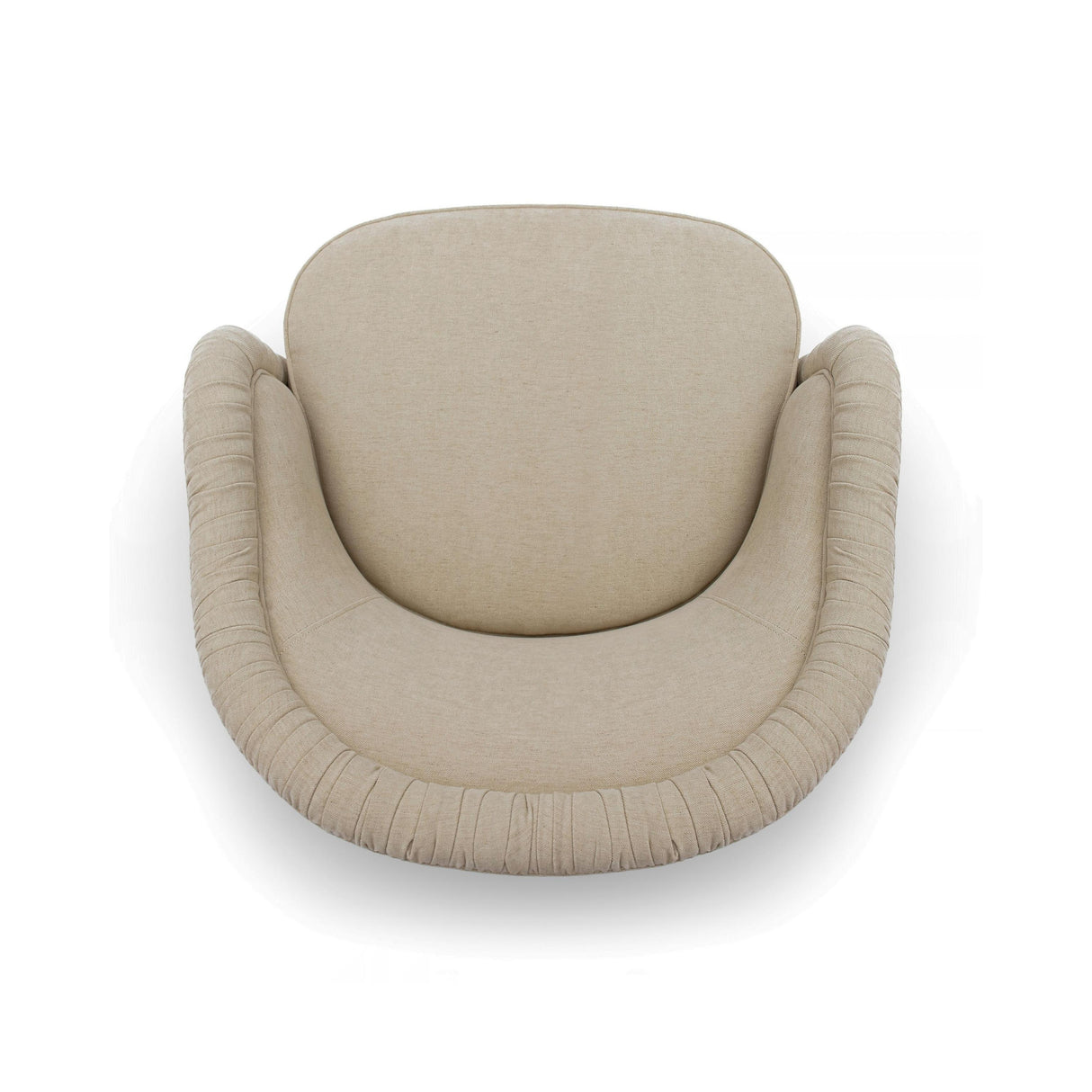 TOV Pamela Tan Chenille Tassel Lounge Chair