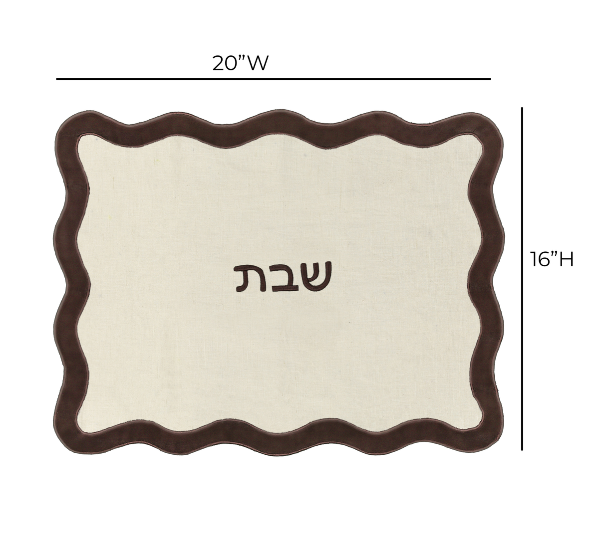 TOV Wavy Challah Cover