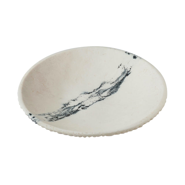 TOV Ikani Black &amp; White Resin Serving Plate