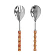 TOV Bamboozled Stainless Steel Salad Serving Spoons - Set of 2
