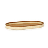 TOV Hakiri Natural Raffia Contract-Grade Storage Tray Medium