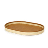 TOV Hakiri Natural Raffia Contract-Grade Storage Tray Medium