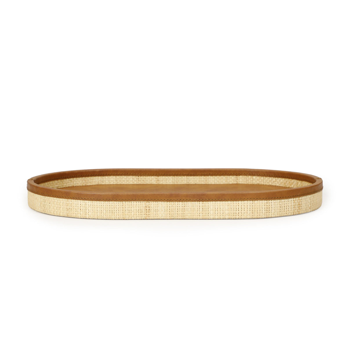 TOV Hakiri Natural Raffia Contract-Grade Storage Tray Large