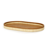 TOV Hakiri Natural Raffia Contract-Grade Storage Tray Large