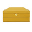 TOV Knox Mustard Yellow Vegan Leather Contract-Grade Jewelry Box