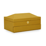 TOV Knox Mustard Yellow Vegan Leather Contract-Grade Jewelry Box