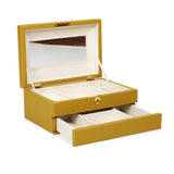 TOV Knox Mustard Yellow Vegan Leather Contract-Grade Jewelry Box