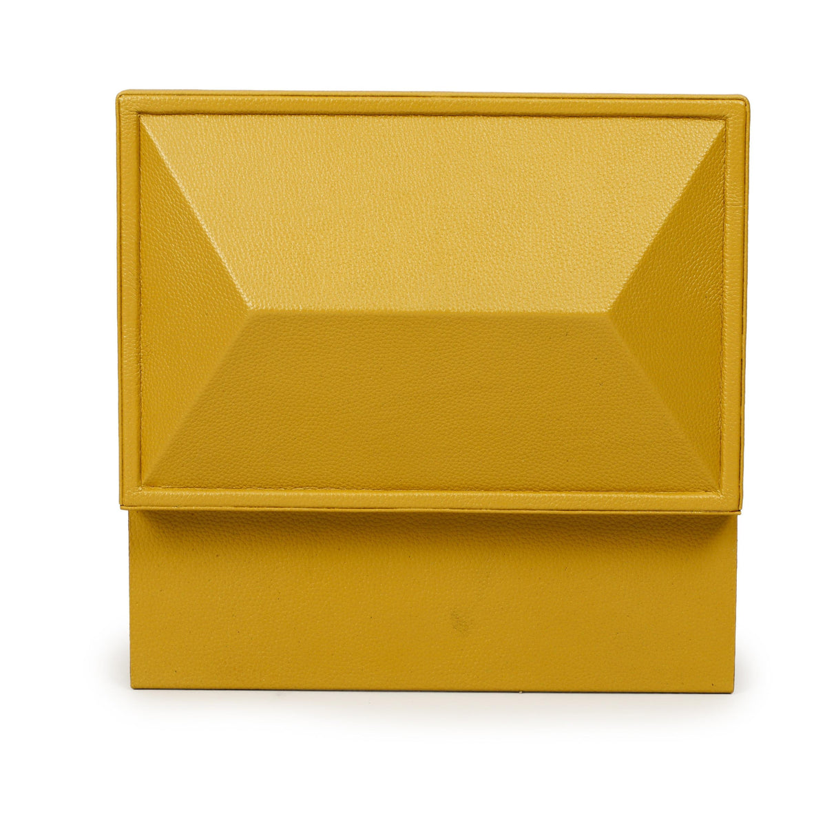 TOV Knox Mustard Yellow Vegan Leather Contract-Grade Jewelry Box