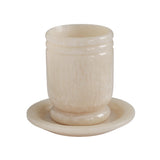 TOV Channeled Swirl Resin Kiddush Cup