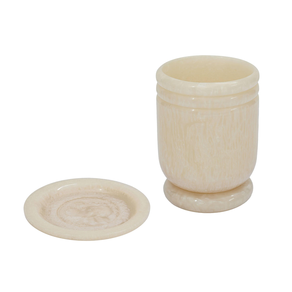 TOV Channeled Swirl Resin Kiddush Cup