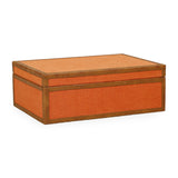 TOV Acre Orange Cotton Jute Contract-Grade Jewelry Box