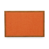 TOV Acre Orange Cotton Jute Contract-Grade Jewelry Box