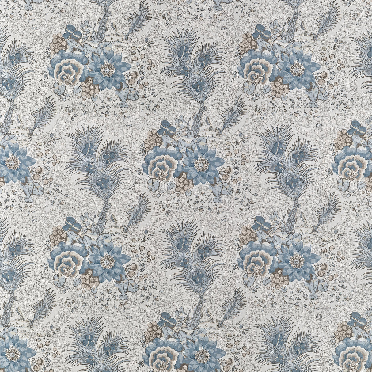 Anna French Drexel Hill Spa Blue Fabric
