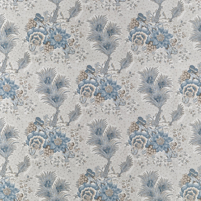 Anna French Drexel Hill Spa Blue Fabric