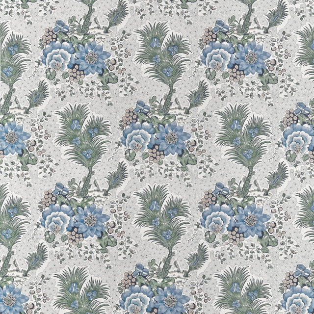 Anna French Drexel Hill Blue And Green Fabric